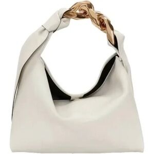 ❤️GIFTABLE!!! JW ANDERSON BRAND NEW Ivory & Gold hand held bag!!!